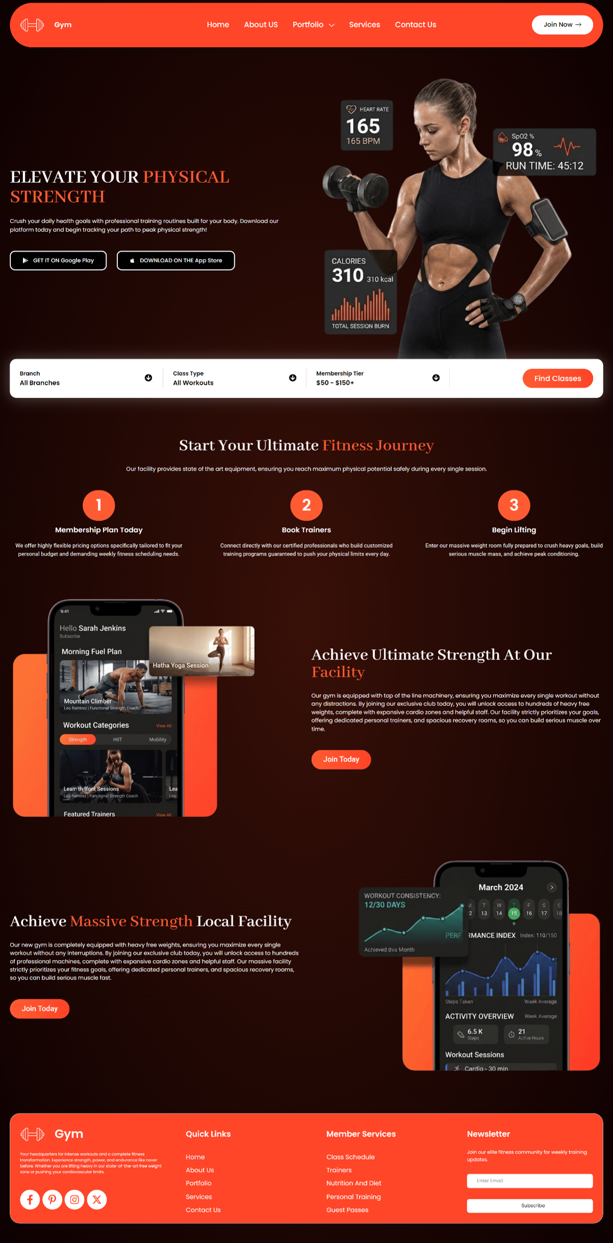 GYM Website